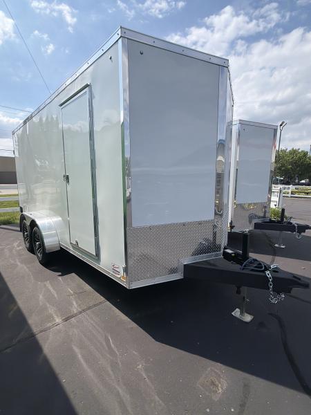 New 2026 Sure-Trac 7 X 16 Pro Series Enclosed Wedge Cargo Trailer, TA 10K