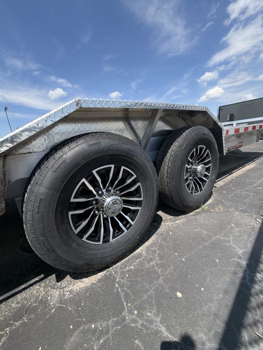 New 2026 H&H Trailers 102x24 Aluminum Electric Tilt Speed Loader Car Hauler, 14K