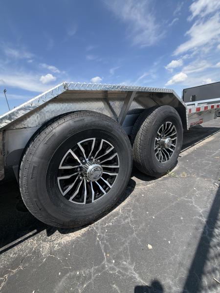 New 2026 H&H Trailers 102x24 Aluminum Electric Tilt Speed Loader Car Hauler, 14K