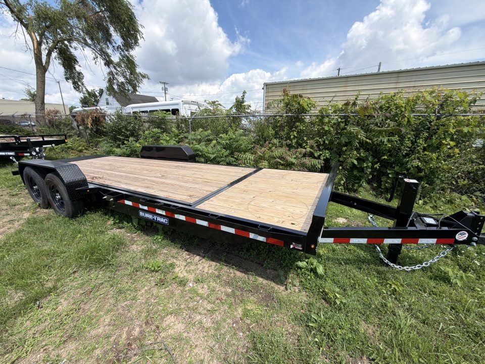 New 2026 Sure-Trac 7 X 22 (18 + 4) Tilt Bed Equipment 14K