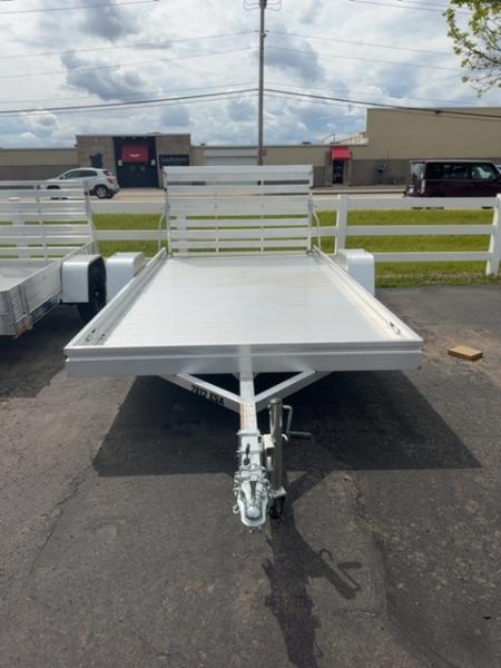 New 2027 Aluma 7812 Aluminum Deck Single Axle Straight Tailgate