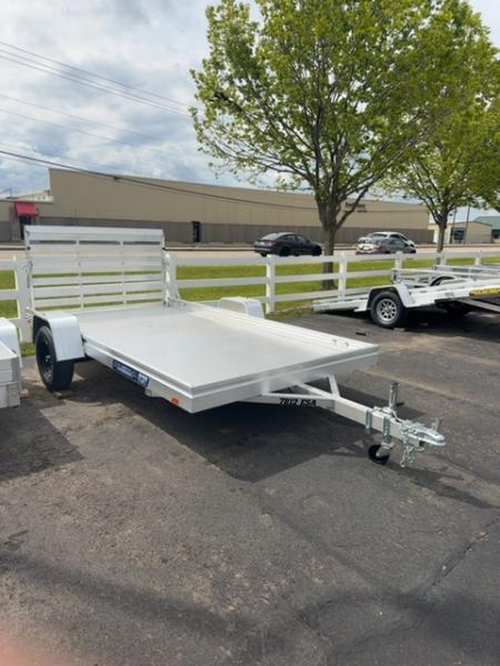 New 2027 Aluma 7812 Aluminum Deck Single Axle Straight Tailgate