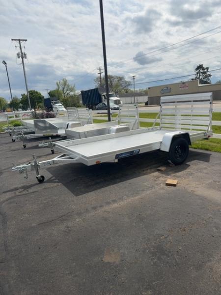New 2027 Aluma 7812 Aluminum Deck Single Axle Straight Tailgate