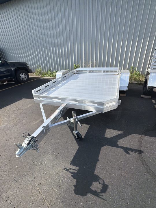 New 2027 Aluma 7712 Heavy Slotted Single Axle Bi-Fold Tailgate