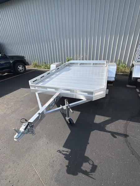 New 2027 Aluma 7712 Heavy Slotted Single Axle Bi-Fold Tailgate