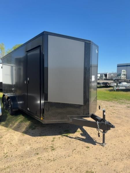 New 2026 ITI Cargo 7 X 16 SE Flat Top Sloped V-Nose 7K