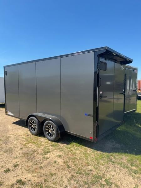 New 2026 ITI Cargo 7 X 16 SE Flat Top Sloped V-Nose 7K