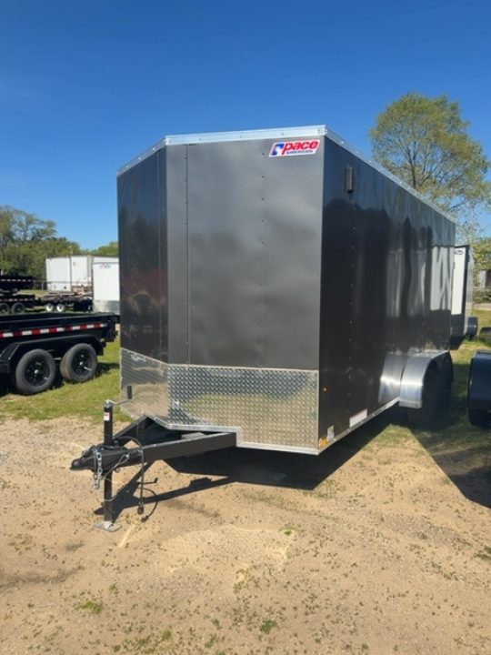 New 2026 Pace American 7 x 16 Outback DLK Flat Top V-Nose 7K