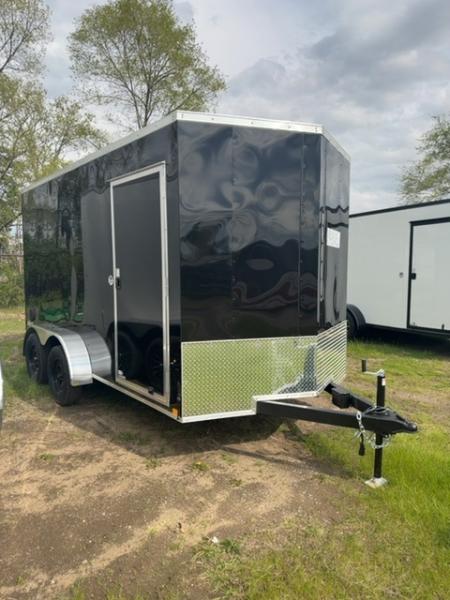 New 2026 Pace American 7 x 14 Outback DLK Flat Top V-Nose 7K