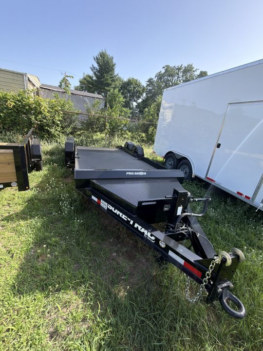 New 2025 Sure-Trac 7 x 18 Drop Deck Equipment Trailer 15.4K