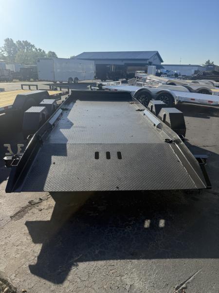 New 2025 Sure-Trac 7 x 18 Drop Deck Equipment Trailer 15.4K