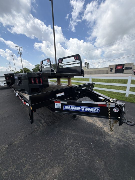New 2026 Sure-Trac 8.5 x 20+5 Heavy Duty Low Profile Beavertail Deckover Trailer, 17.6K