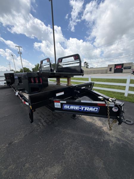 New 2026 Sure-Trac 8.5 x 20+5 Heavy Duty Low Profile Beavertail Deckover Trailer, 17.6K