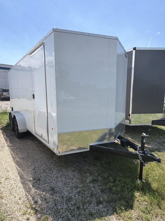 New 2026 Pace American 7 x 16 Outback DLX Flat Top V-Nose 7K