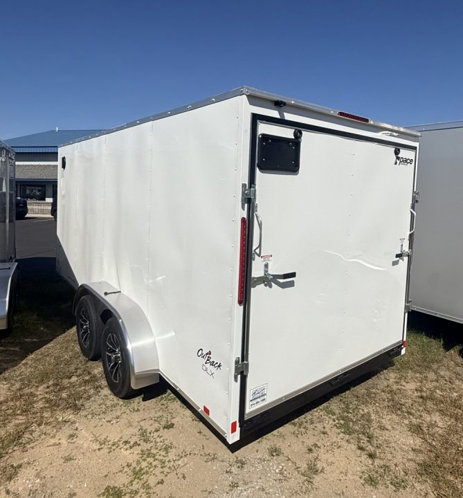 New 2026 Pace American 7 x 16 Outback DLX Flat Top V-Nose 7K