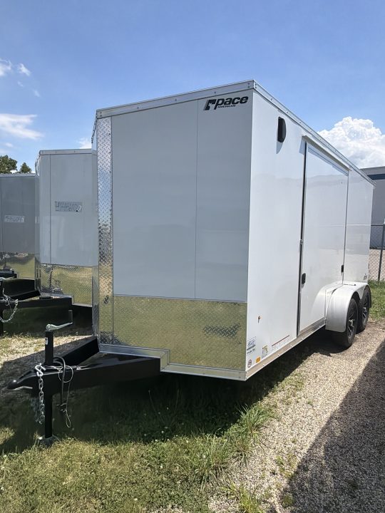 New Pace American 7 x 16 Journey SE Flat Top Sloped V-Nose