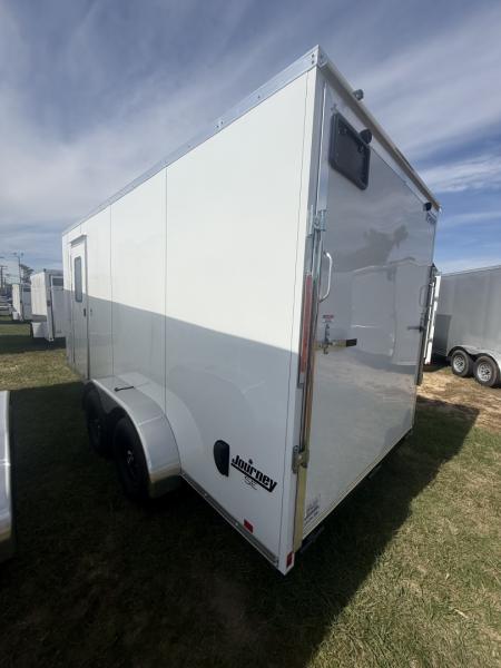 New 2026 Pace American 7 x 16 Journey SE Flat Top Sloped V-Nose 7K