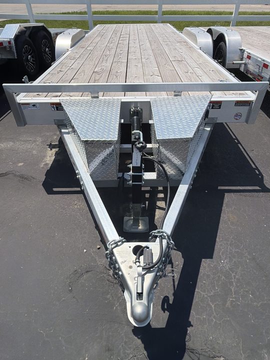 New H&H Trailers 82x20 Aluminum Electric Tilt Speed Loader Car Hauler 10K