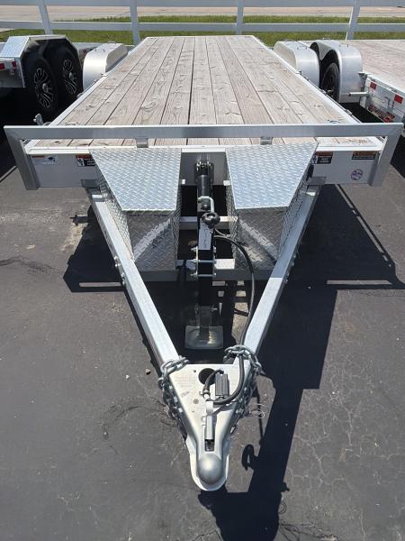 New H&H Trailers 82x20 Aluminum Electric Tilt Speed Loader Car Hauler 10K