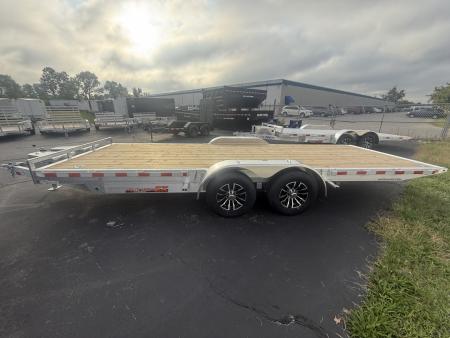 New H&H Trailers 82x20 Aluminum Electric Tilt Speed Loader Car Hauler 10K