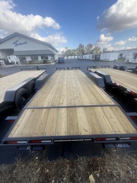 New 2026 Elk River 7 x 20 Wood Deck Equipment Trailer 14K