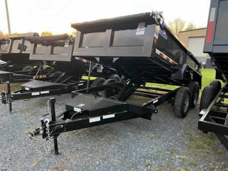 New 2026 Hawke Trailers FLPT-5.2K-6X10H Low Profile Dump Trailer FREE TARP KIT
