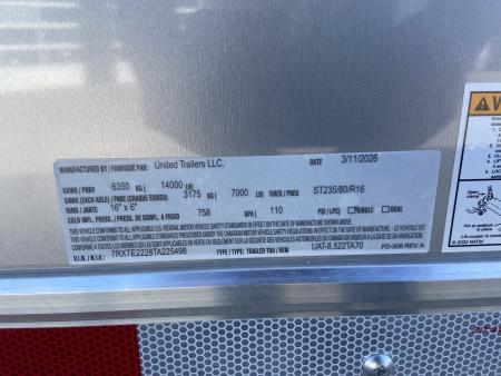 New United UAT-8.522 Cargo Enclosed Trailer