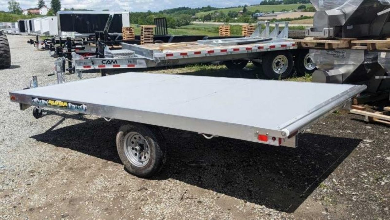 New 2027 Aluma 12' Raft Trailer w/ Roller & Winch