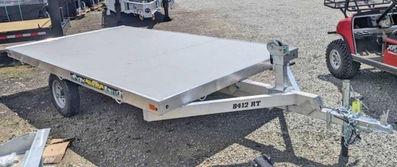 New 2027 Aluma 12' Raft Trailer w/ Roller & Winch