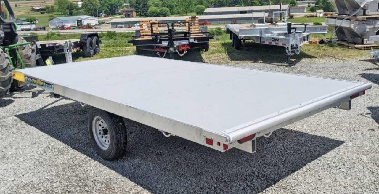 New 2027 Aluma 14' Raft Trailer w/ Roller & Winch