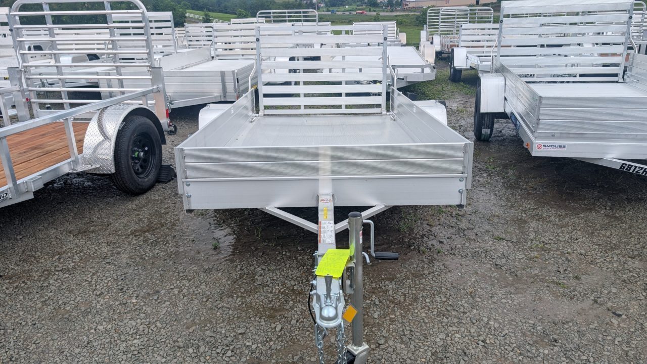 Used 2027 Aluma 5'3" x 10 LW EDGE Utility w/ 12" Side Rack Kit