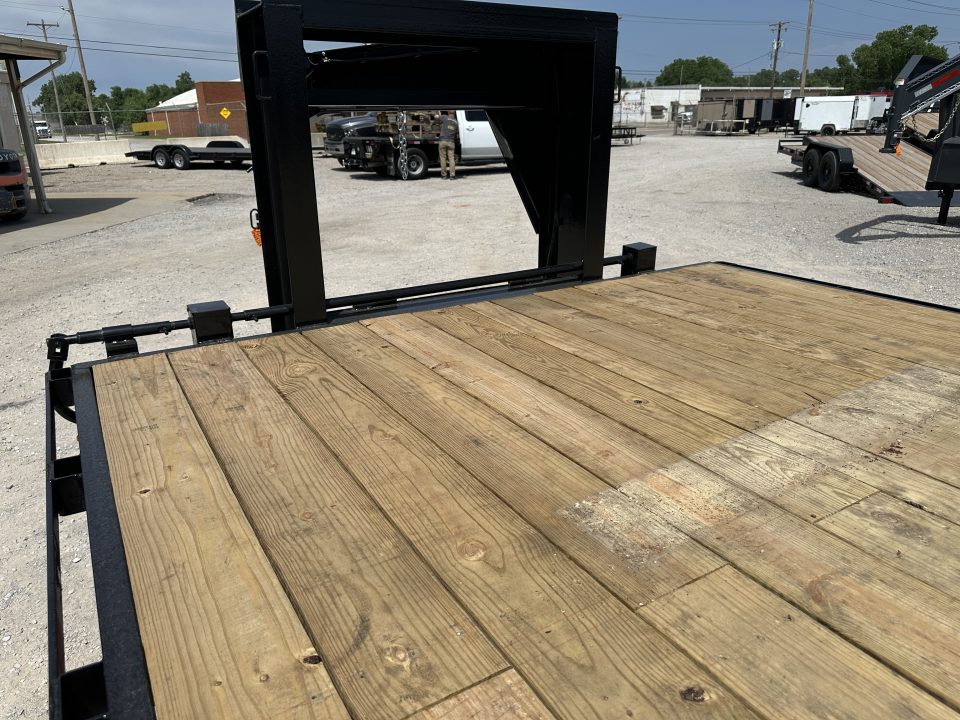 New 2026 Road Boss 25' Tandem Dual Gooseneck Flatbed Equipment Trailer