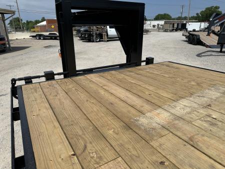 New 2026 Road Boss 25' Tandem Dual Gooseneck Flatbed Equipment Trailer