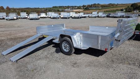 New 2027 Aluma 6'9" x 12 Heavy SR Utility Trailer w/ 4400# Braking Axle!!!