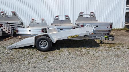 New 2027 Aluma 6'10  x 14' HD Single Axle Aluminum Tilt Trailer