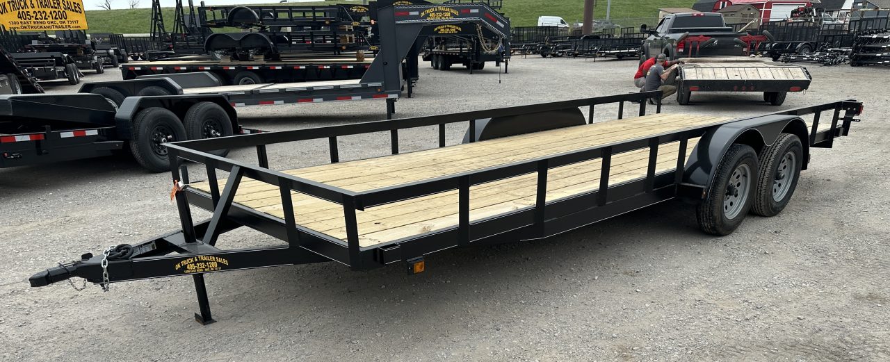New 2026 Road Boss 83"x20' Bumper Pull with upgraded frame Utility Trailer