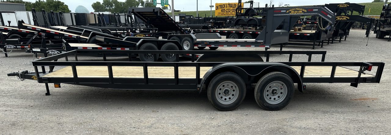 New 2026 Road Boss 83"x20' Bumper Pull with upgraded frame Utility Trailer