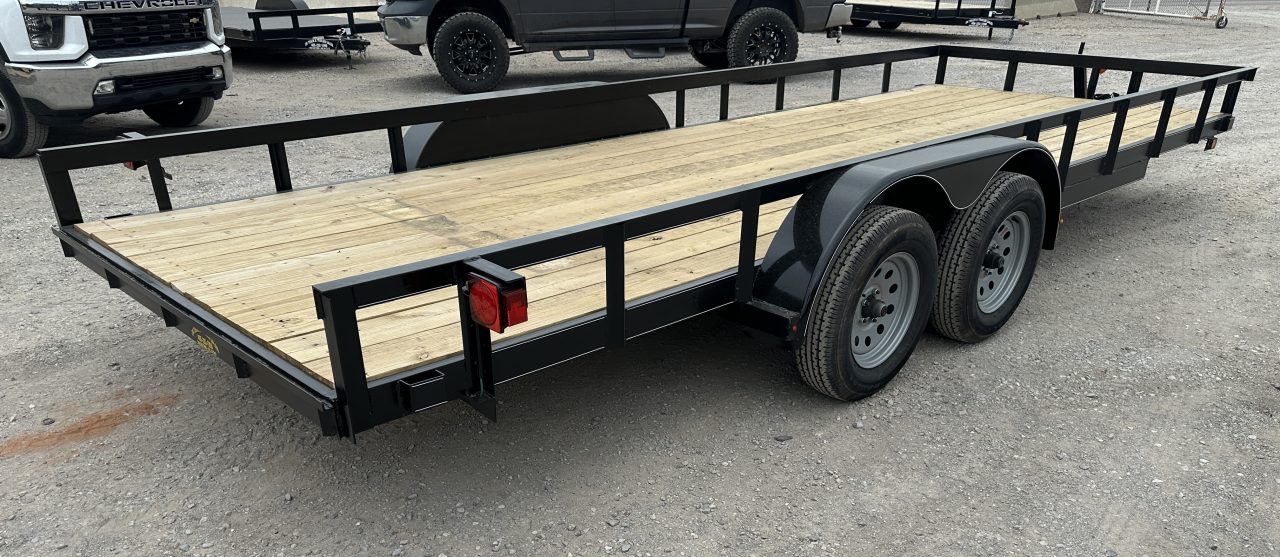 New 2026 Road Boss 83"x20' Bumper Pull with upgraded frame Utility Trailer