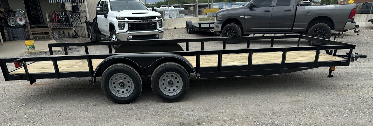 New 2026 Road Boss 83"x20' Bumper Pull with upgraded frame Utility Trailer