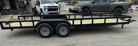 New 2026 Road Boss 83"x20' Bumper Pull with upgraded frame Utility Trailer