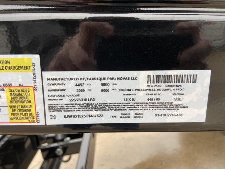 New Sure-Trac 6X10 SD LP TELE DUMP Trailer