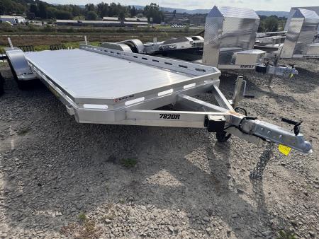 New 2027 Aluma 6'6  x 20' Tandem Utility Trailer w/ Pull Out Ramps