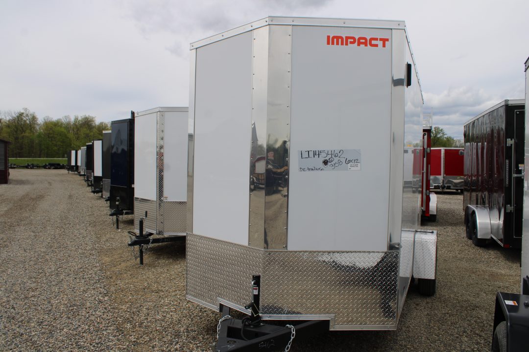 New 2026 Impact Trailers 6' X 12' R WITH 7' INTERIOR HEIGHT STOCK ID 53180 Cargo / Enclosed Trailer