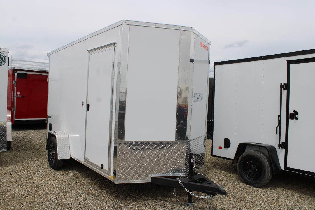 New 2026 Impact Trailers 6' X 12' R WITH 7' INTERIOR HEIGHT STOCK ID 53180 Cargo / Enclosed Trailer