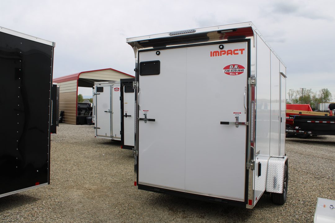 New 2026 Impact Trailers 6' X 12' R WITH 7' INTERIOR HEIGHT STOCK ID 53180 Cargo / Enclosed Trailer