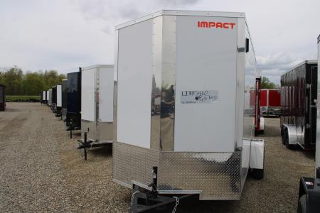 New 2026 Impact Trailers 6' X 12' R WITH 7' INTERIOR HEIGHT STOCK ID 53180 Cargo / Enclosed Trailer