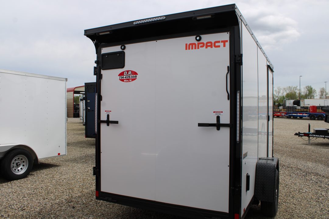 New 2026 Impact Trailers 6' X 12' R STOCK ID 53177 Cargo / Enclosed Trailer