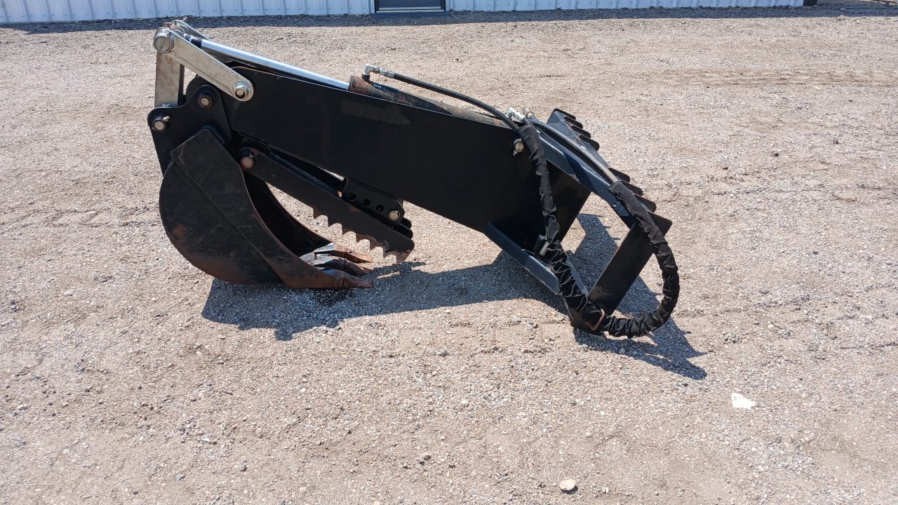Used Skid Pro Skid Steer Backhoe Attachment