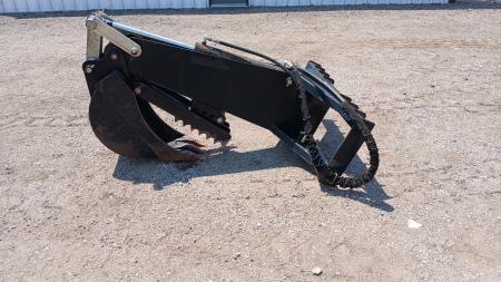 Used Skid Pro Skid Steer Backhoe Attachment