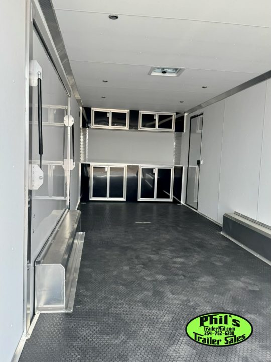 New 2026 E-Z Hauler 8.5X24 ALUMINUM CAR HAULER WITH FULL ESCAPE DOOR Car / Racing Trailer